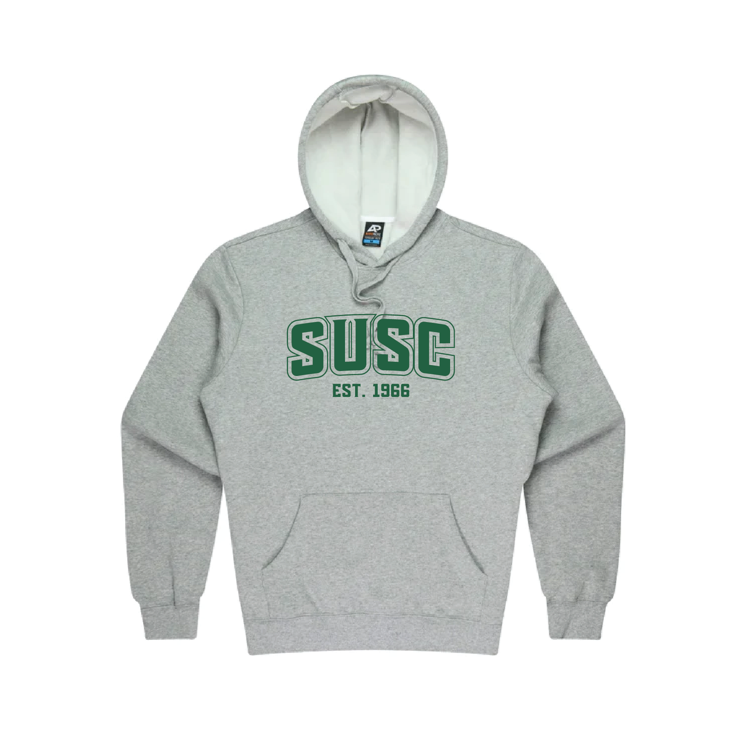 STEEL UNITED 2026 HOODED SWEAT - GREY MARLE (AP260303)