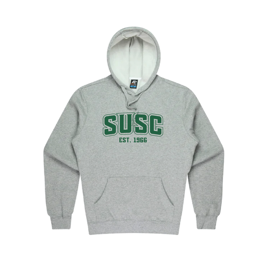 STEEL UNITED 2026 HOODED SWEAT - GREY MARLE (AP260303)