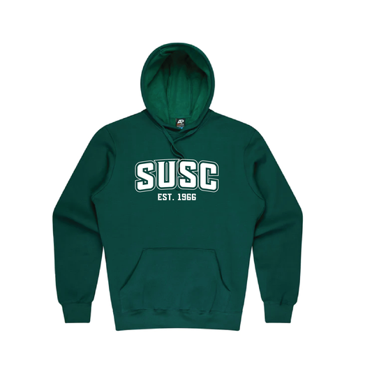 STEEL UNITED 2026 HOODED SWEAT - BOTTLE GREEN (AP260301)