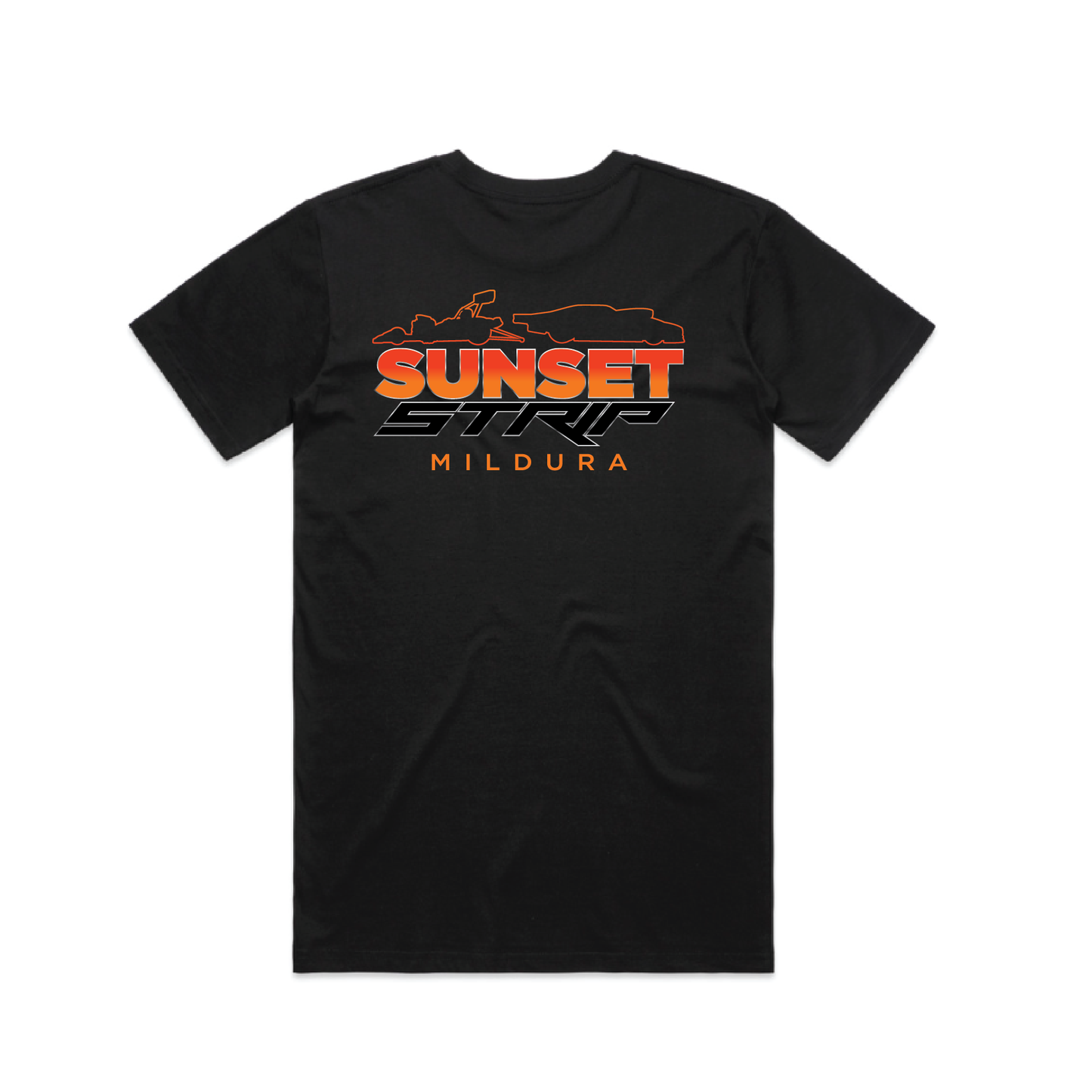 SUNRAYSIA DRAG RACING ASSOCIATION - TEE BLACK (AP250611)