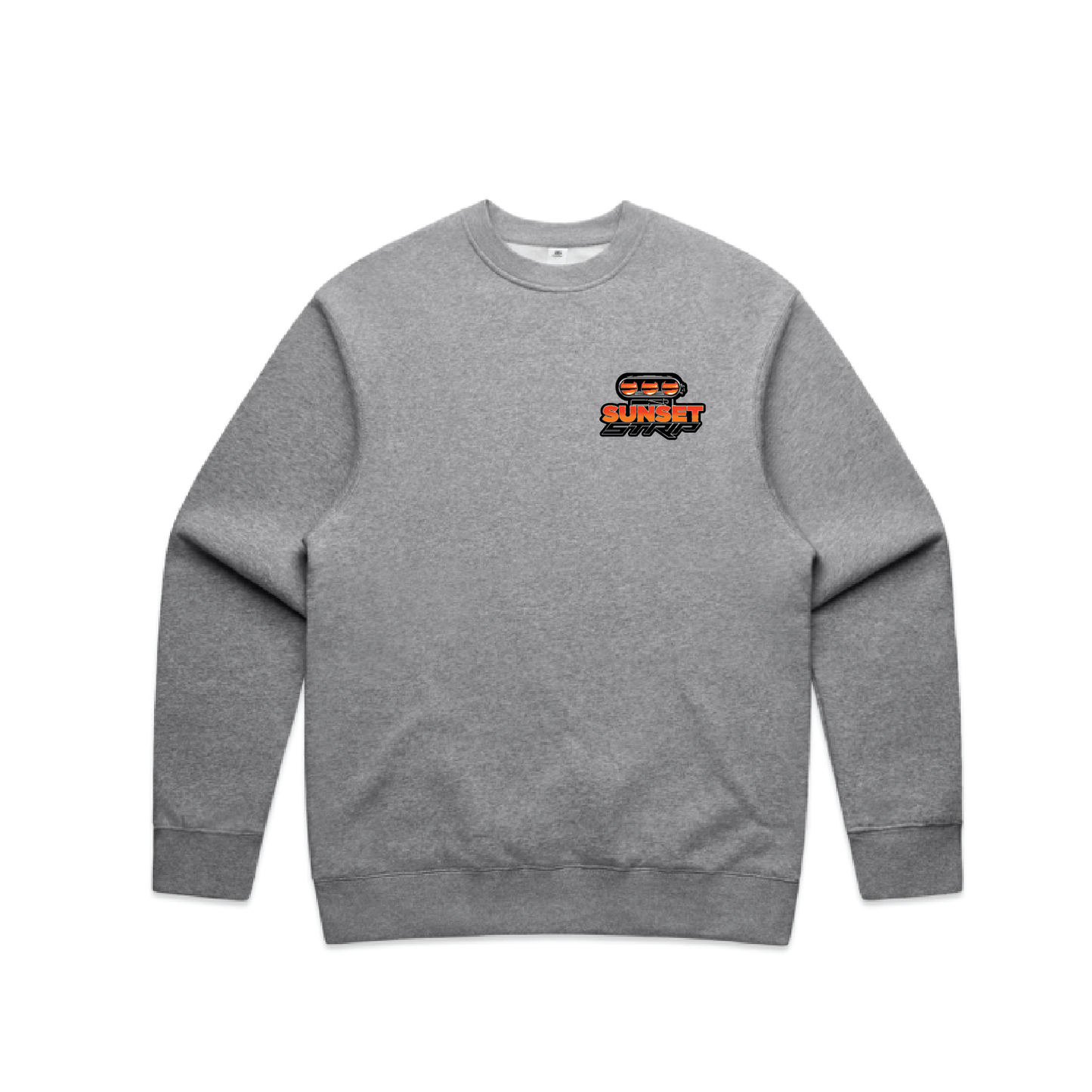 SUNRAYSIA DRAG RACING ASSOCIATION - CREW NECK JUMPER GREY MARLE (AP260006)