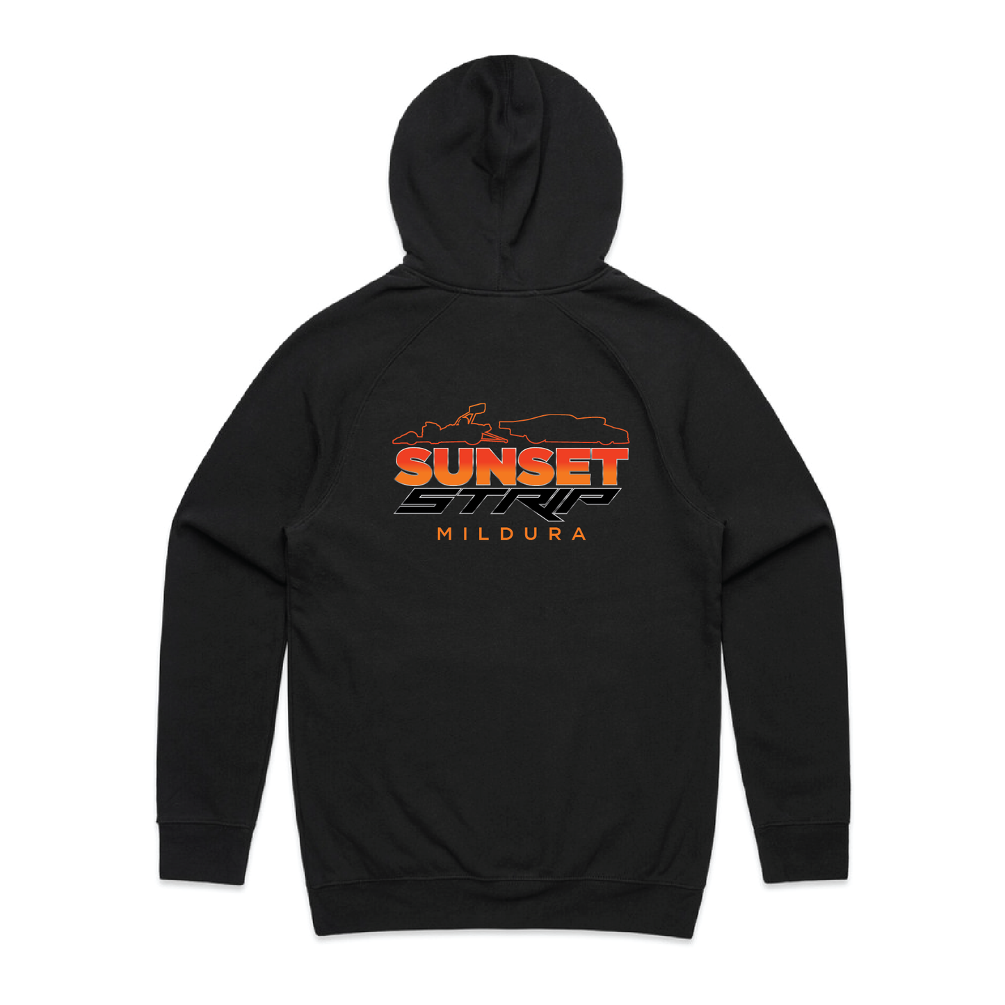 SUNRAYSIA DRAG RACING ASSOCIATION - HOODIE BLACK (AP250612)