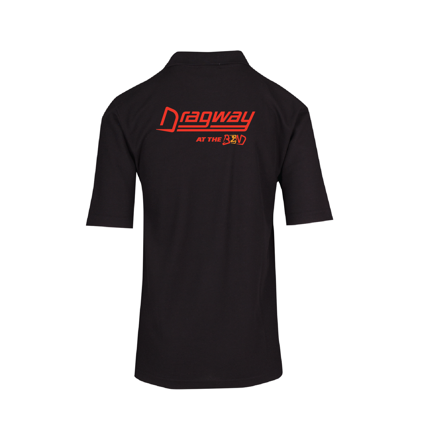 THE BEND - DRAGWAY MENS POLO SHIRT BLACK (AP230322)