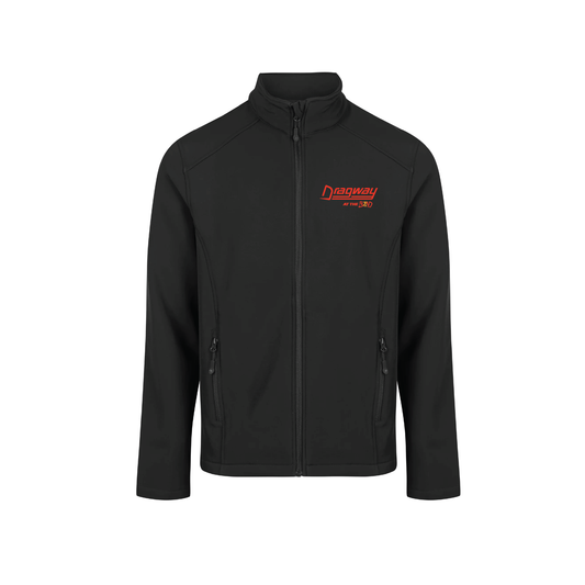 THE BEND - DRAGWAY SOFT SHELL JACKET BLACK (AP230323)