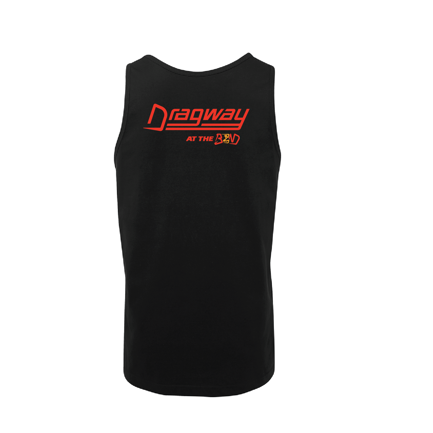 THE BEND - DRAGWAY MENS SINGLET BLACK (AP230326)