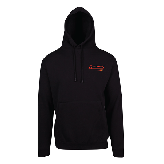 THE BEND - DRAGWAY MENS HOODED SWEAT BLACK (AP230327)