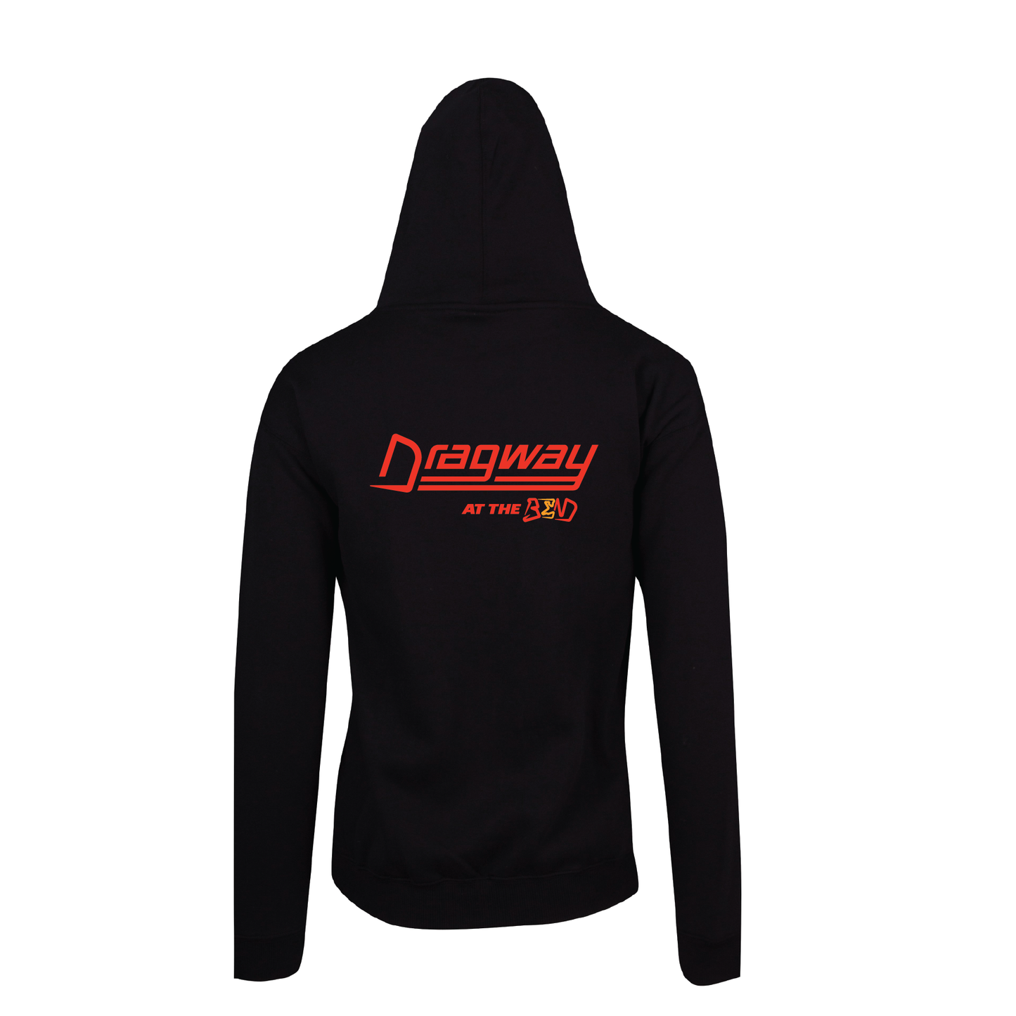 THE BEND - DRAGWAY MENS HOODED SWEAT BLACK (AP230327)