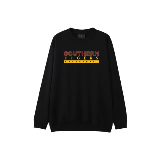 SOUTHERN TIGERS BLACK CREW NECK JUMPER   (AP250177)