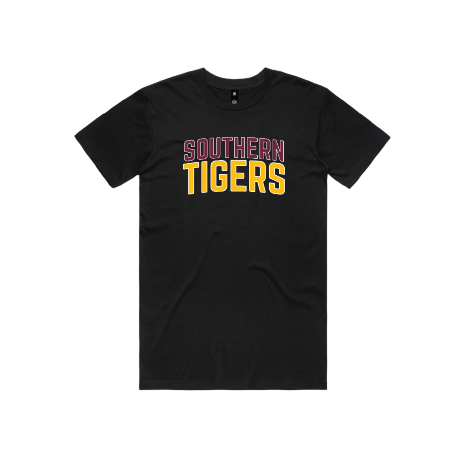 SOUTHERN TIGERS S/S BLACK TEE #1 (AP250179)