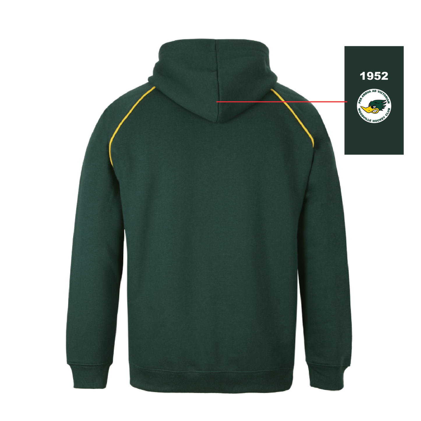 WOODVILLE HOCKEY CLUB HOODED SWEAT (AP260252)