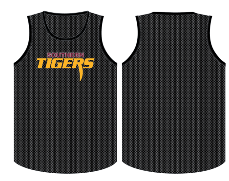 SOUTHERN TIGERS TRAINING SINGLET REVERSIBLE (AP260427) PRE ORDER ONLY