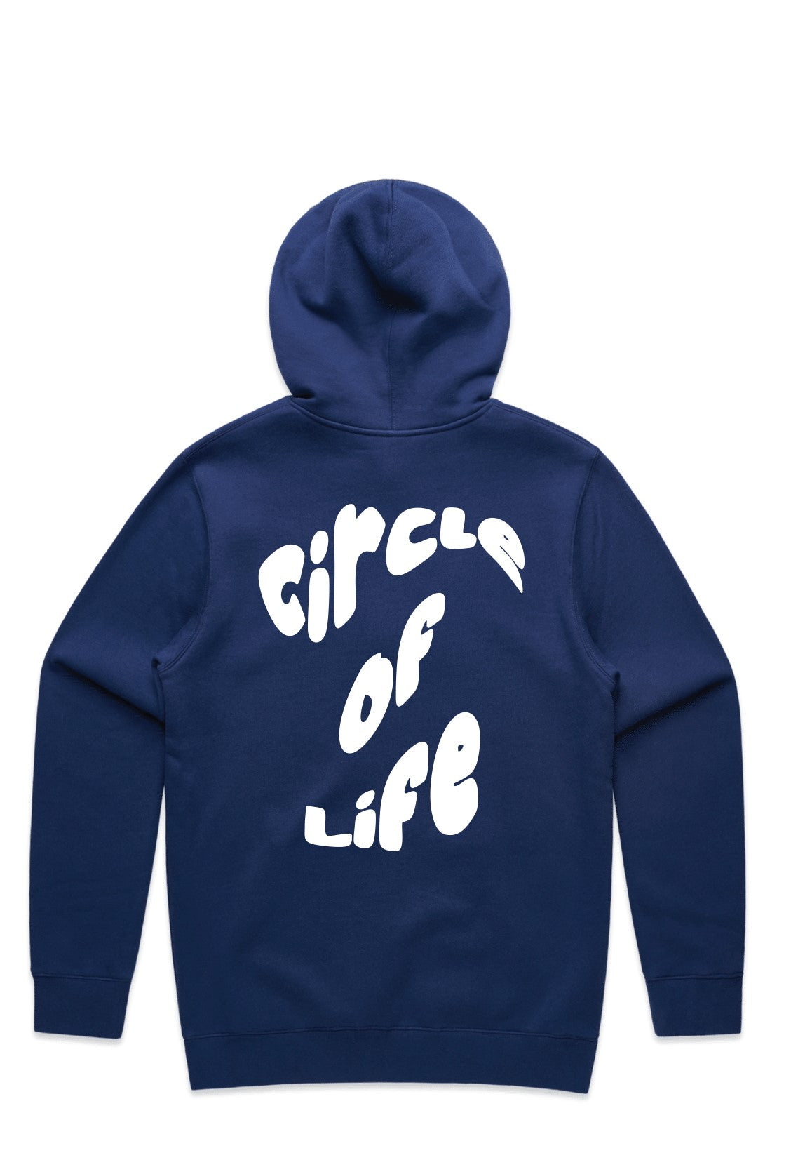 CIRCLE OF LIFE - BLUE HOODIE PREMIUM