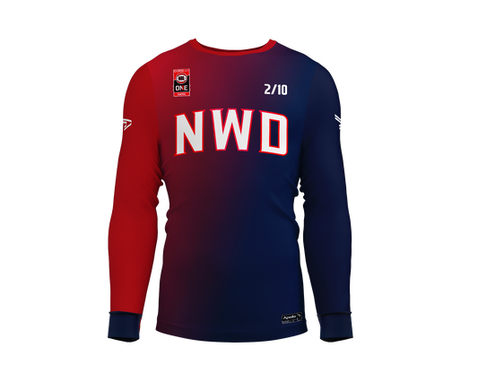 NBL 1 NORWOOD FLAMES CLUB WARM UP TEE LONG SLEEVE PACK ITEM 8