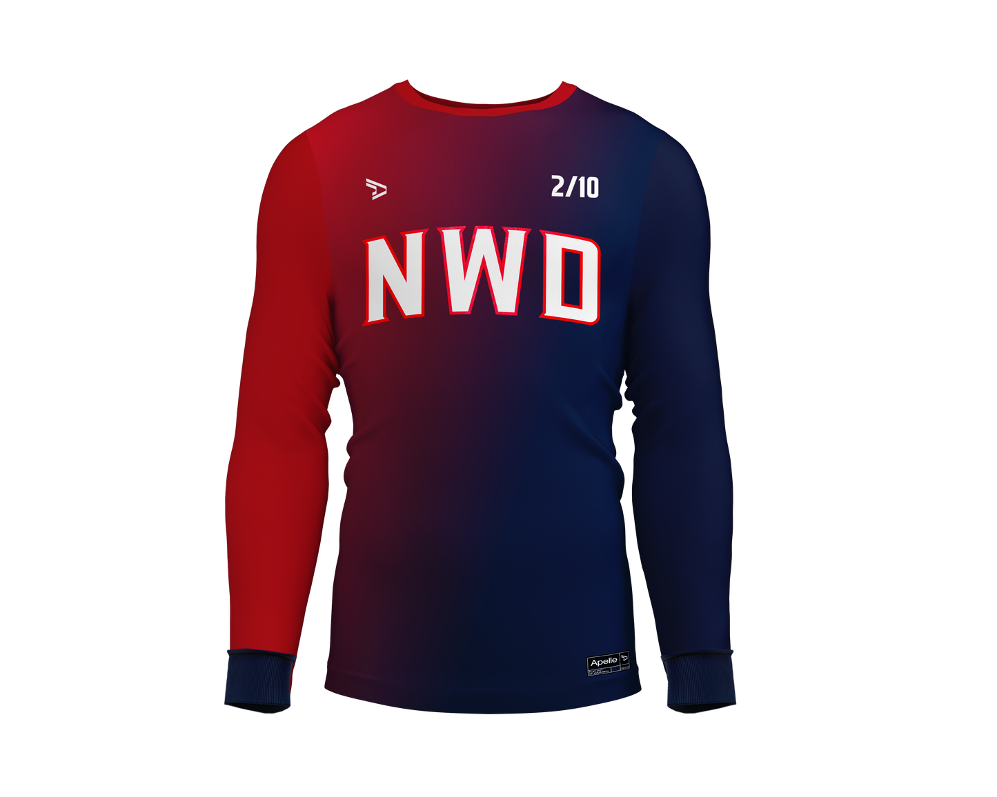 NORWOOD FLAMES SUPPORTER WARM UP TEE LONG SLEEVE ( DELIVERY 30 days from Order))