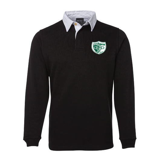 STEEL UNITED SUPPORTER RUGBY TOP (MENS ONLY Supplier has now SOLD OUT Ladies Sizes
