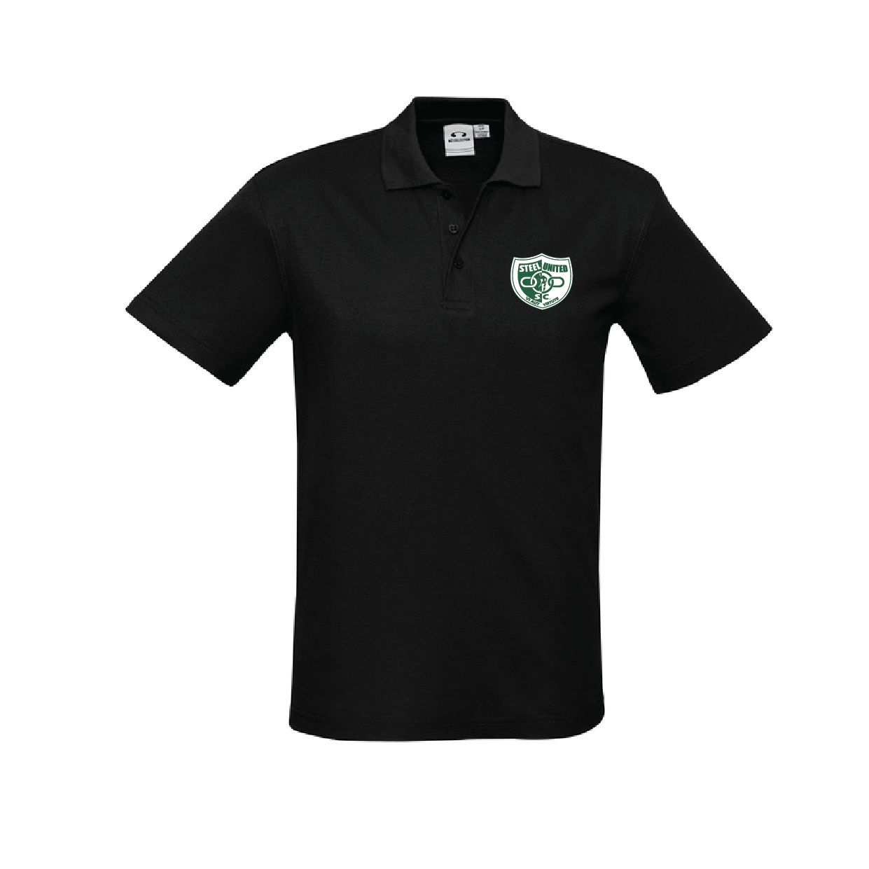 STEEL UNITED SUPPORTER POLO BLACK